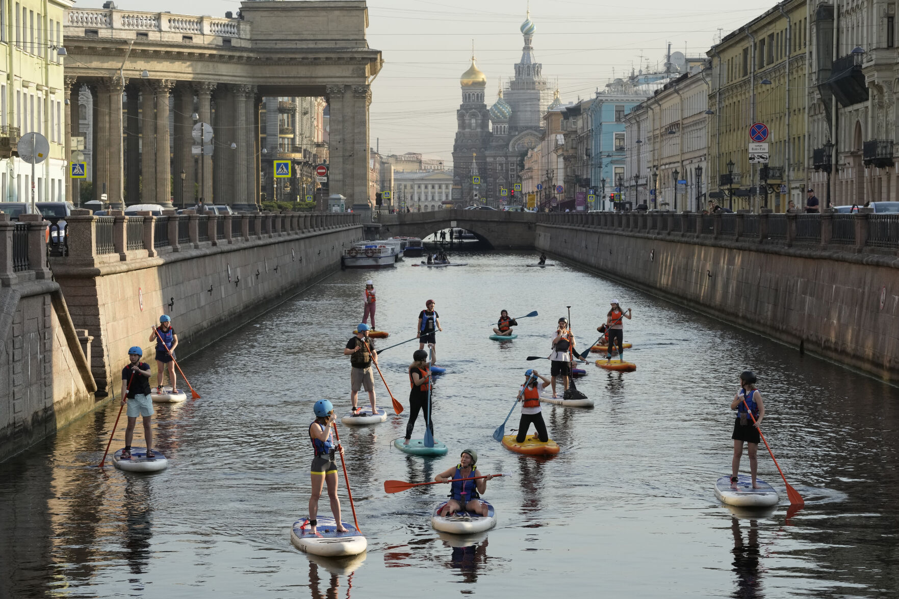 APTOPIX Russia Daily Life